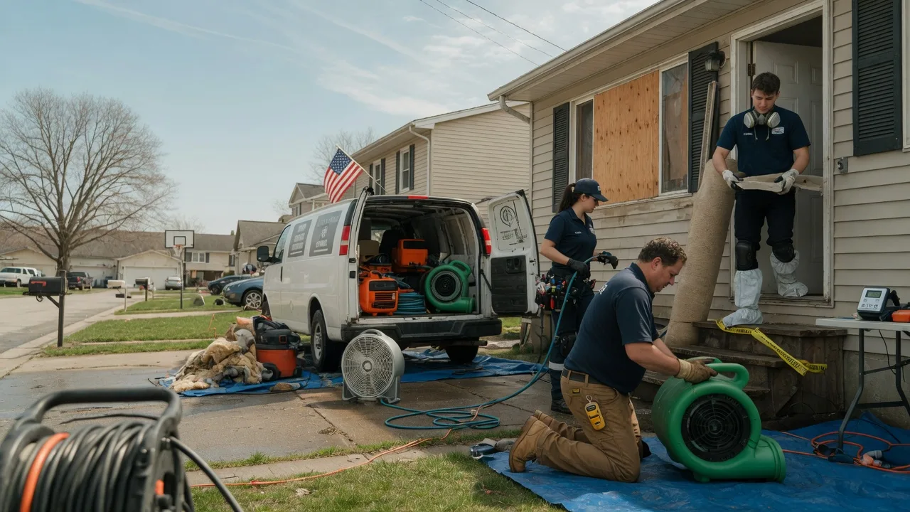 Water Damage Restoration in Denton, KS near me